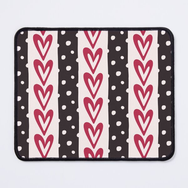 Item preview, Heart Polka Dot Stripes designed and sold by CreativeDraws42.