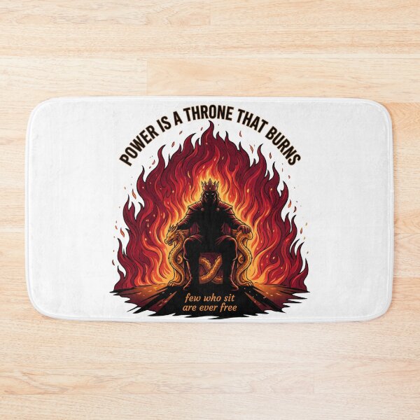 Item preview, Fire Ruler Burning Throne Dramatic Eastern Fantasy Power designed and sold by LunaMarkos.