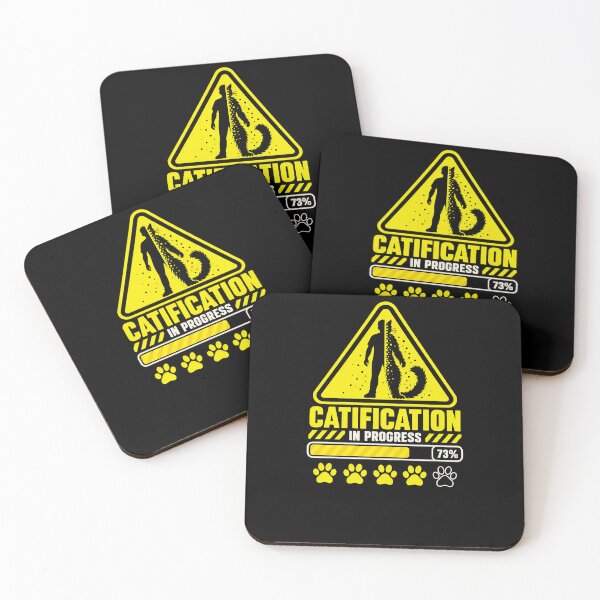 Item preview, Catification In Progress Human To Cat Warning Graphic designed and sold by elderberry.
