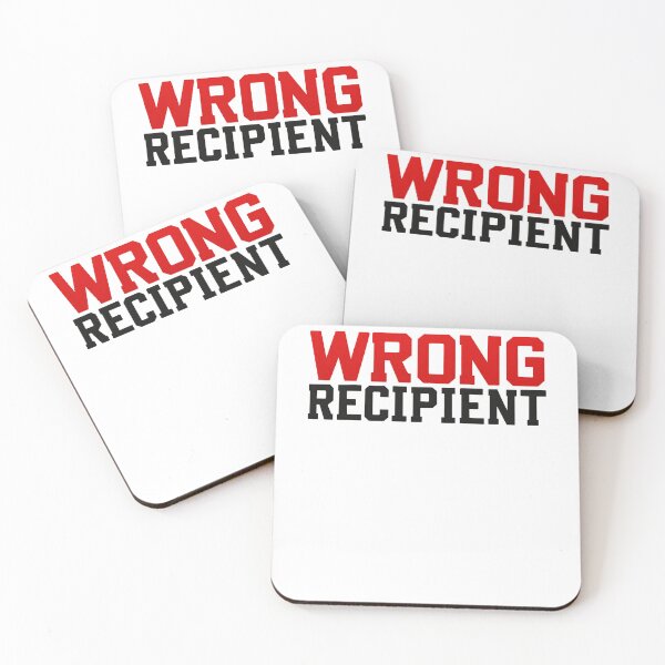 Item preview, Funny Wrong Recipient Misdelivery Message Alert Art designed and sold by elderberry.