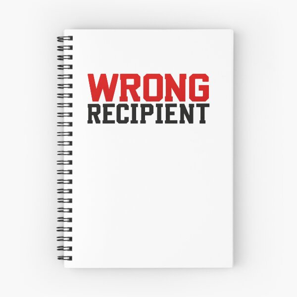 Item preview, Funny Wrong Recipient Misdelivery Message Alert Art designed and sold by elderberry.