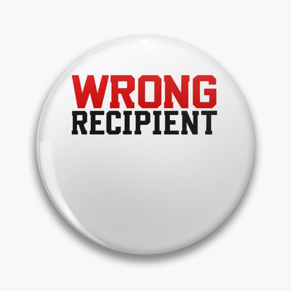 Item preview, Funny Wrong Recipient Misdelivery Message Alert Art designed and sold by elderberry.