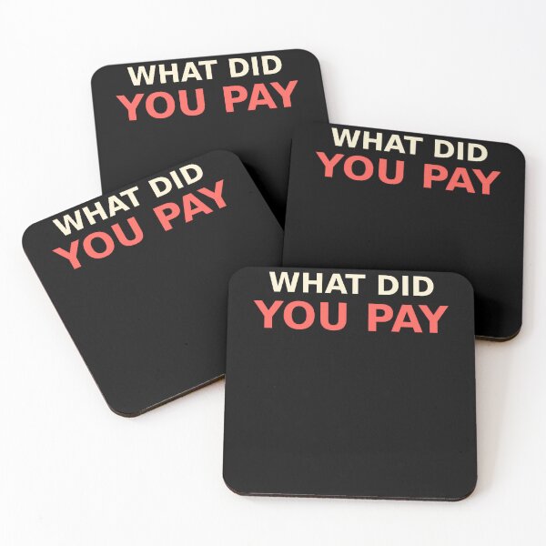 Item preview, What Did You Pay Bold Price Question designed and sold by elderberry.