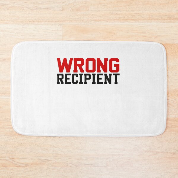 Item preview, Funny Wrong Recipient Misdelivery Message Alert Art designed and sold by elderberry.