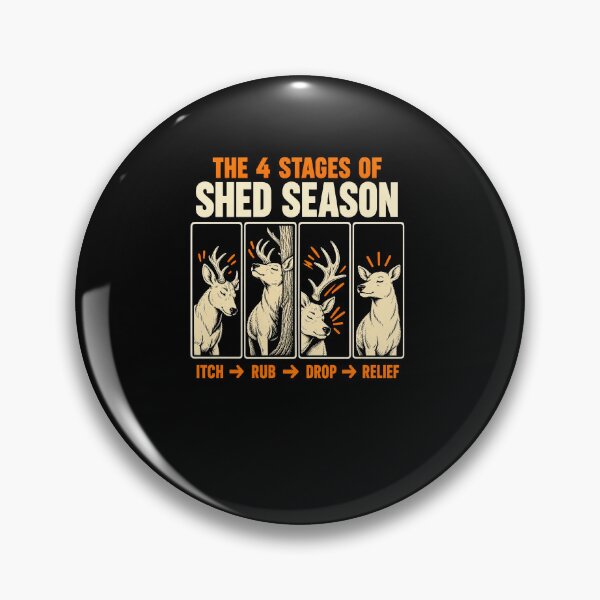 Item preview, Funny Deer Shed Season Itch Rub Drop Relief designed and sold by elderberry.