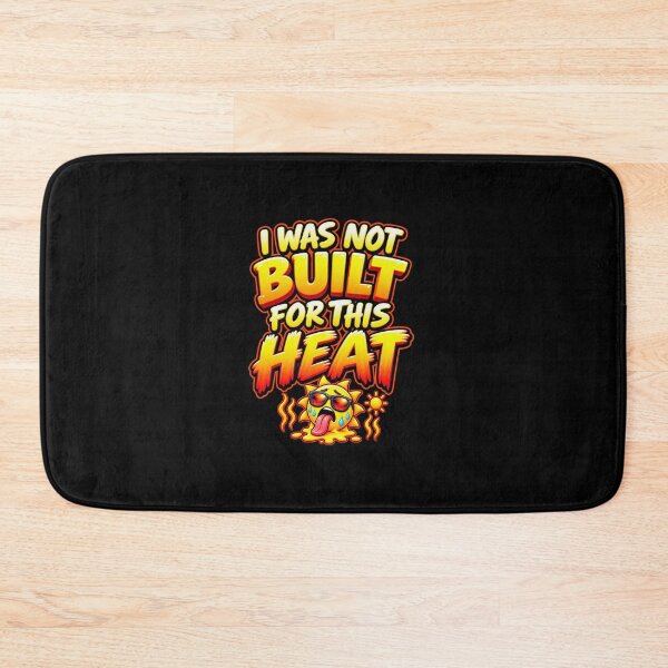 Item preview, Funny I Was Not Built For Heat Melting Sun Humor Art designed and sold by elderberry.
