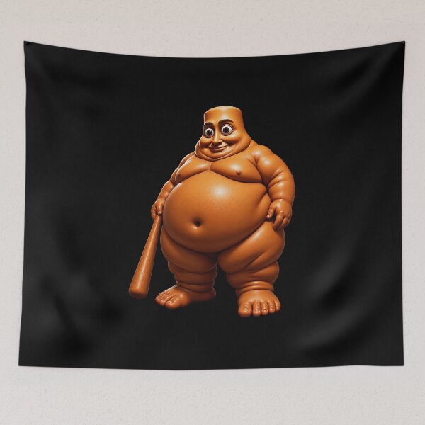 Item preview, Funny Fat Tung Sahur Brainrot Meme Art designed and sold by elderberry.