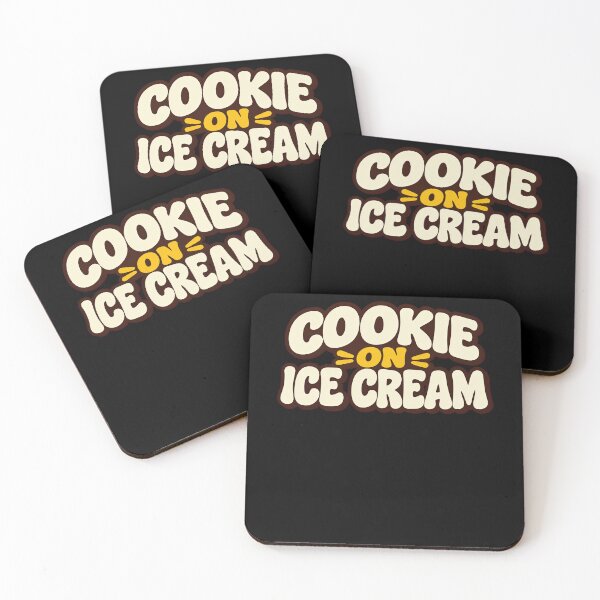 Item preview, Funny Cookie On Ice Cream Dessert Food Combo Art designed and sold by elderberry.