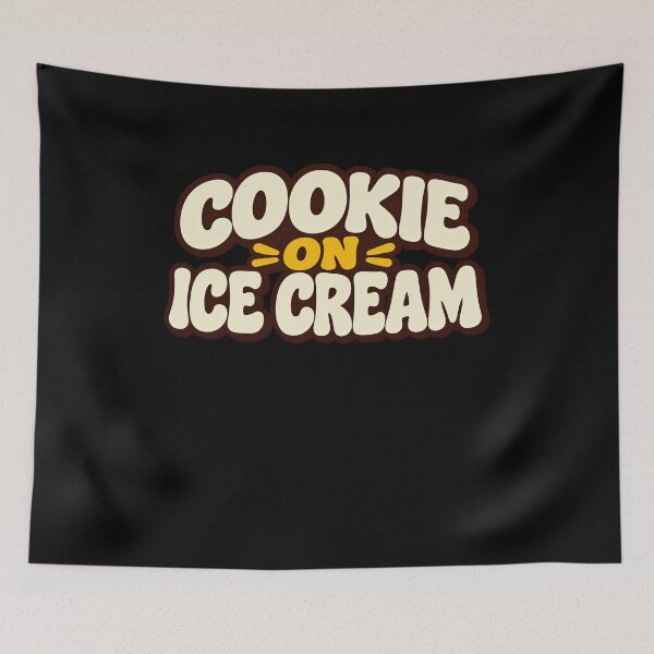 Item preview, Funny Cookie On Ice Cream Dessert Food Combo Art designed and sold by elderberry.