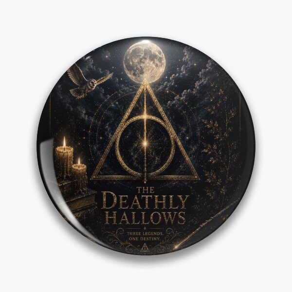 Item preview, The Deathly Hallows – Dark Magic Fantasy Design designed and sold by Lumvero.