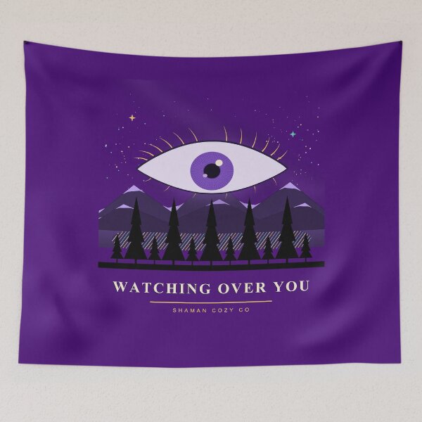 Item preview, Watching Over You (With Tree Stump Version) designed and sold by ShamanCozyCo.