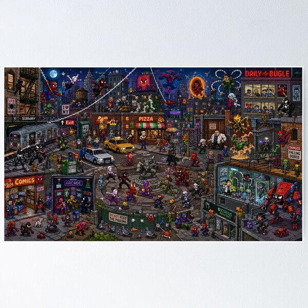 Item preview, Where's Spidey? designed and sold by reelstickers.