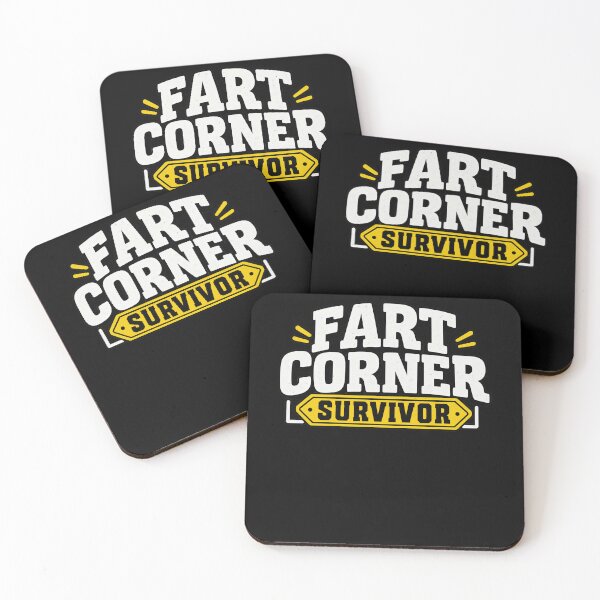 Item preview, Fart Corner Survivor Funny Gas Joke Badge designed and sold by elderberry.