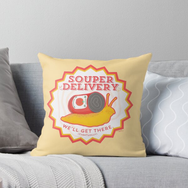 Item preview, Souper Delivery Retro Snail Logo designed and sold by potterspatch.