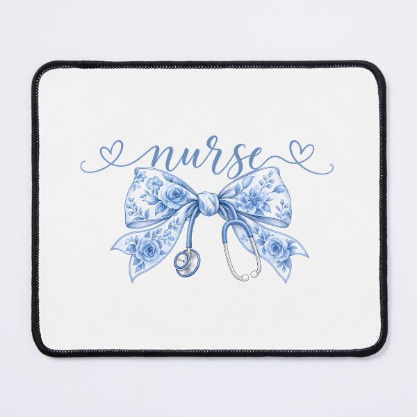 Item preview, Nurse Floral Bow Stethoscope Nursing Graphic designed and sold by CG Studio.
