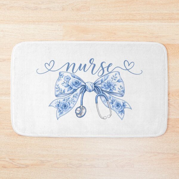 Item preview, Nurse Floral Bow Stethoscope Nursing Graphic designed and sold by CG Studio.