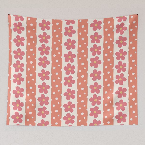 Item preview, Floral Polka Dot Stripes designed and sold by CreativeDraws42.