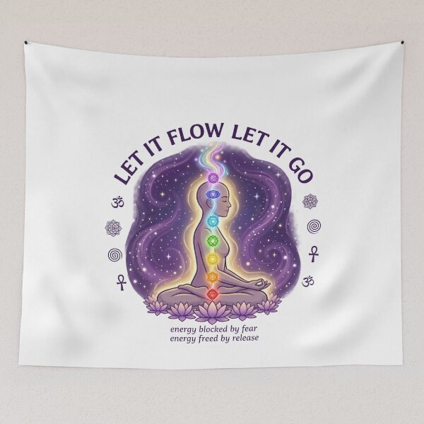 Item preview, Chakra Meditation Energy Flow Eastern Spiritual Enlightenment designed and sold by LunaMarkos.