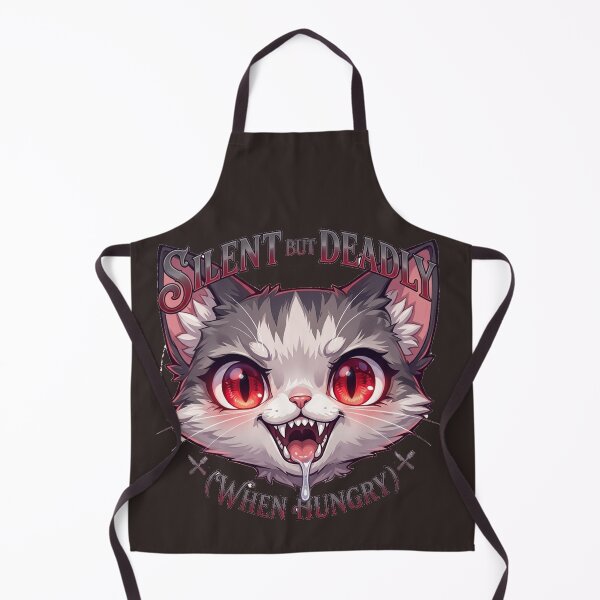 Item preview, Silent But Deadly When Hungry Funny Cat designed and sold by YAM716.