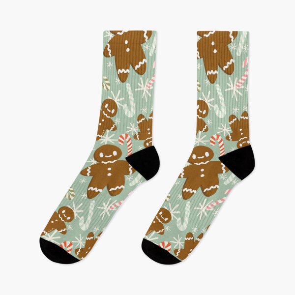Item preview, Gingerbread men and candy canes designed and sold by studioaudrea.
