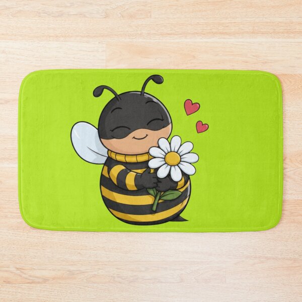 Item preview, Cute Bee with Flower Daisy  designed and sold by MushArtist.