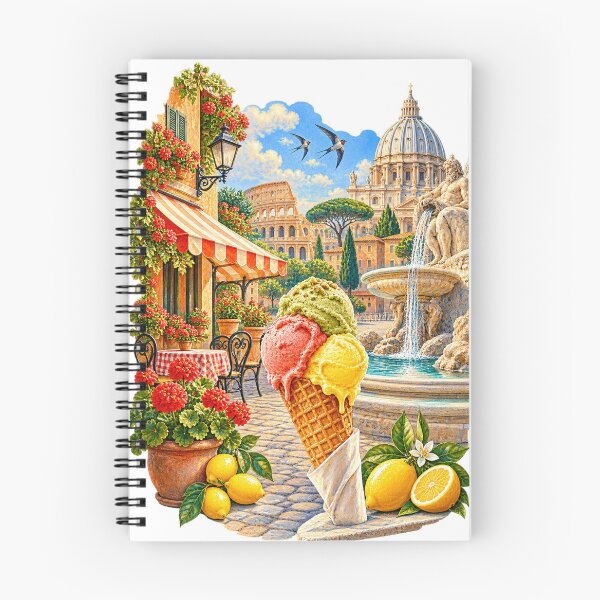 Item preview, Rome Gelato Street Scene Design designed and sold by KALIMOOO.