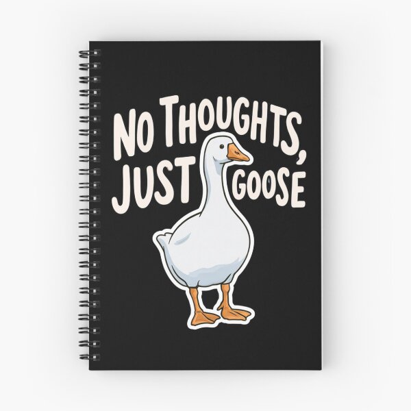 Item preview, No Thoughts Just Goose - Funny White Goose designed and sold by AceEye.