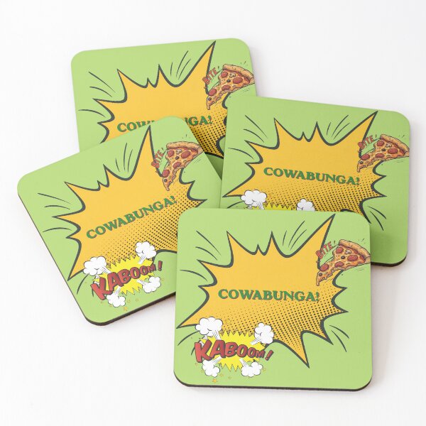 Item preview, Retro Comic Book Cowabunga Pizza Pop Art designed and sold by DNBY.