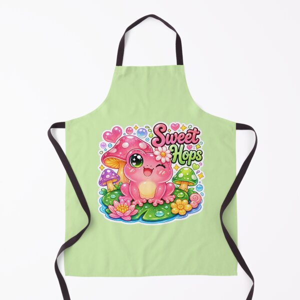Item preview, Pink Gummy Frog Sweet Hops – Cute Kawaii Mushroomcore Design designed and sold by AnyMar2023.