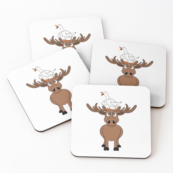 Item preview, Silly Goose On A Moose designed and sold by Sartoris Art.
