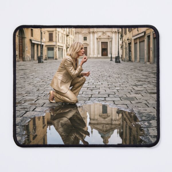 Item preview, woman applying makeup designed and sold by cutegiftcore.