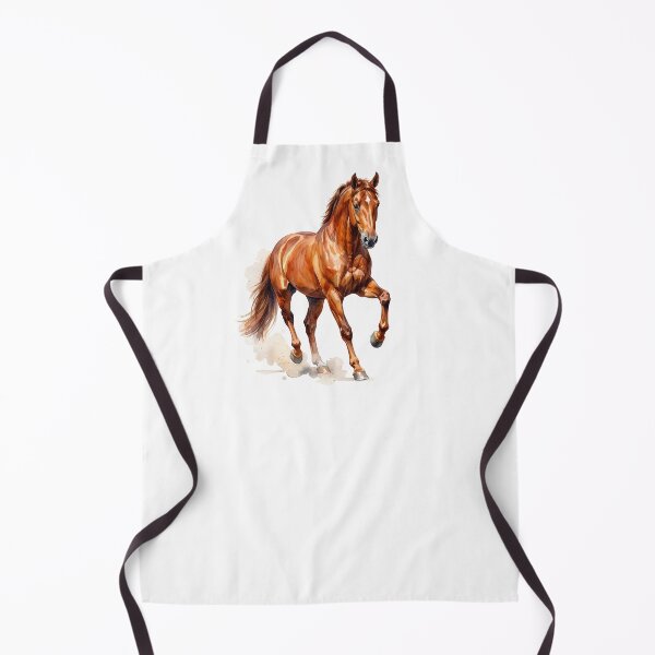 Item preview, Chestnut Horse Watercolor Illustration designed and sold by Rutvain.