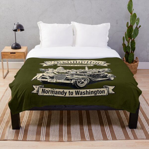 Artikelvorschau, Washington DC Vintage Hot Rod entworfen und verkauft von Normandy Road Heritage™ - Vintage Garage Art.