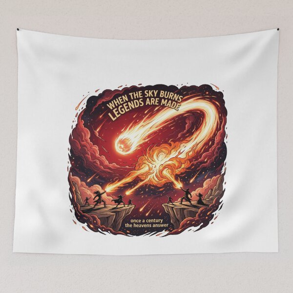 Item preview, Blazing Comet Sky Fire Battle Epic Eastern designed and sold by LunaMarkos.