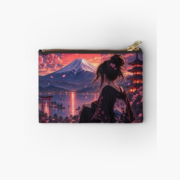 Item preview, Anime Mount Fuji Japanese Sunset Landscape – Japanese Aesthetic designed and sold by Lumvero.