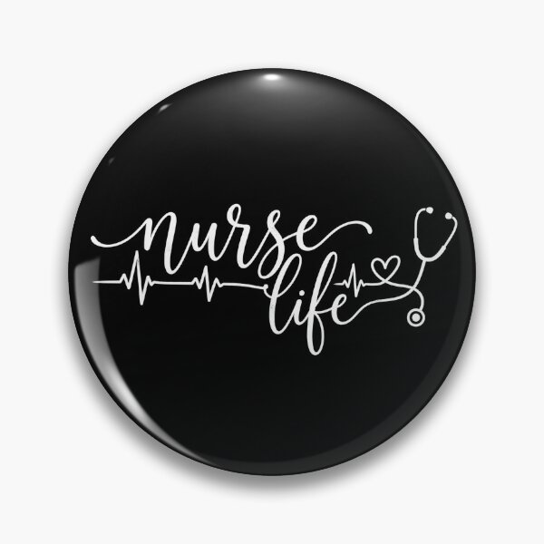 Item preview, Nurse Life Heartbeat Stethoscope White Graphic designed and sold by CG Studio.