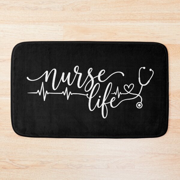 Item preview, Nurse Life Heartbeat Stethoscope White Graphic designed and sold by CG Studio.