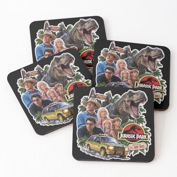 Item preview, Jurassic Park 1993 Vintage Tribute - Adventure and Tyrannosaurus Rex Art designed and sold by killem667.