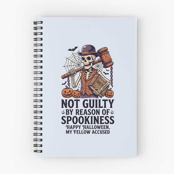Item preview, Not guilty by reason of spookiness - Halloween for accused designed and sold by ParadoxParadox.