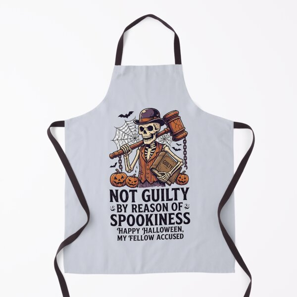 Item preview, Not guilty by reason of spookiness - Halloween for accused designed and sold by ParadoxParadox.