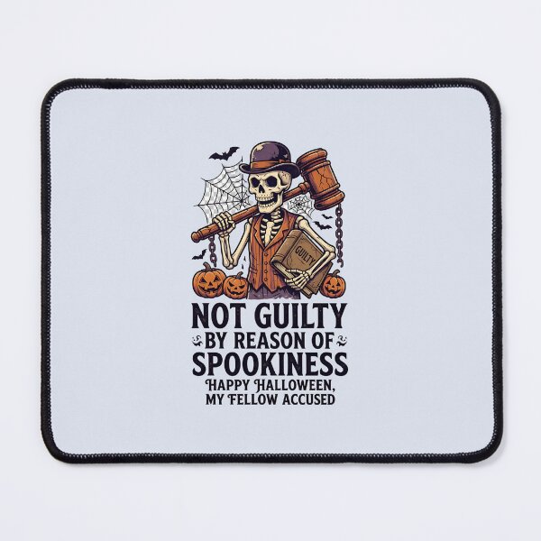 Item preview, Not guilty by reason of spookiness - Halloween for accused designed and sold by ParadoxParadox.
