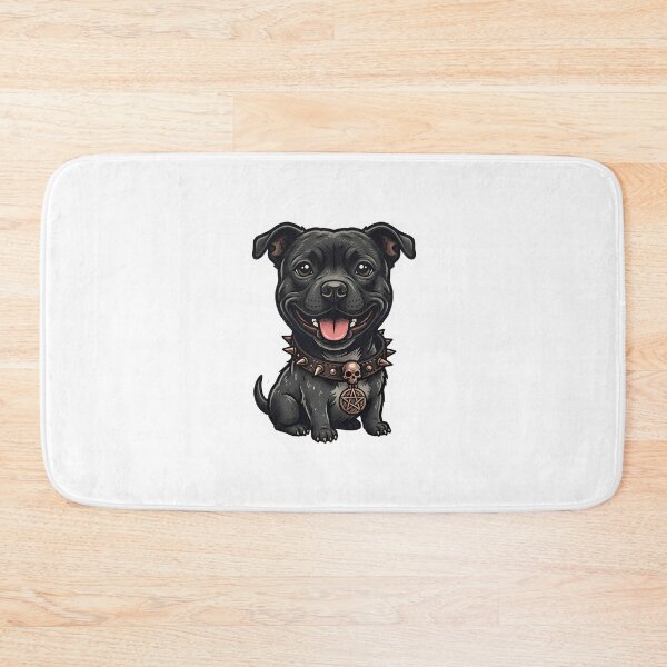 Item preview, Gothic Pitbull Dog Spiked Collar Graphic designed and sold by BetweenForms.
