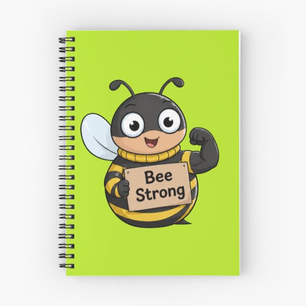 Item preview, Bee Strong Cute Cartoon Bee designed and sold by MushArtist.