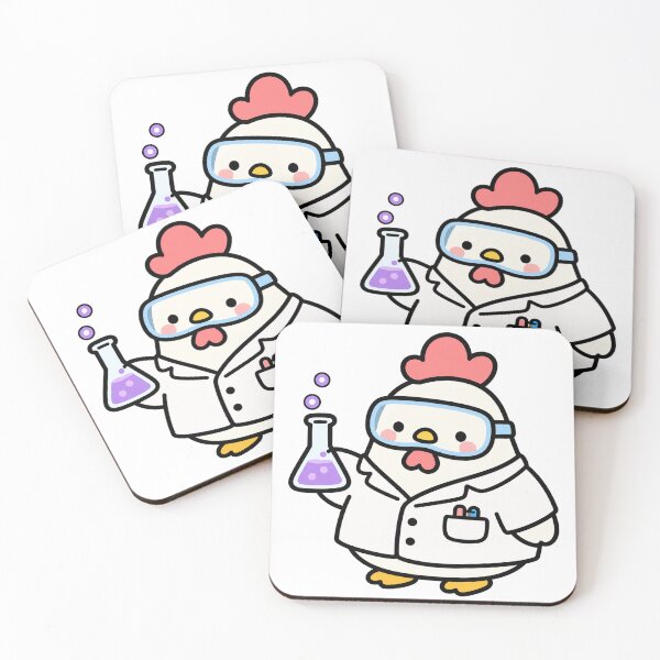 Item preview, Cute Scientist Chicken Chemistry Lab Science Humor designed and sold by EntropyThreads.
