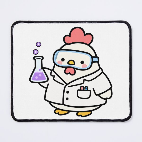 Item preview, Cute Scientist Chicken Chemistry Lab Science Humor designed and sold by EntropyThreads.