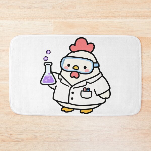Item preview, Cute Scientist Chicken Chemistry Lab Science Humor designed and sold by EntropyThreads.
