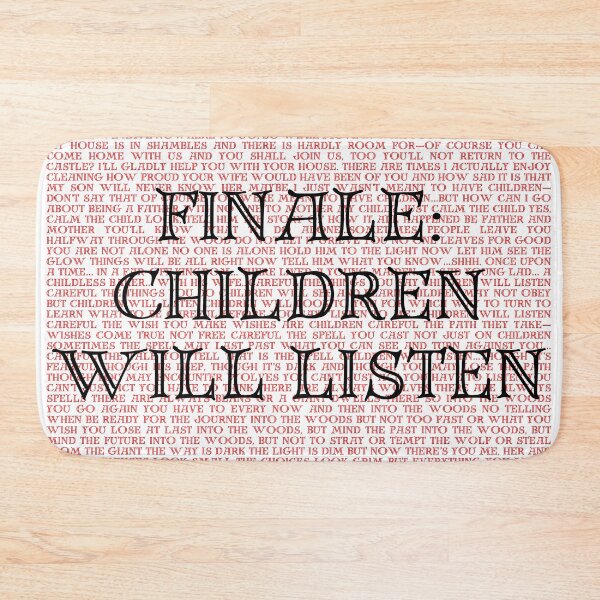 Item preview, Into the woods Lyrics designed and sold by broadwaygirl142.