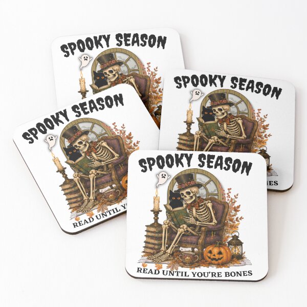 Item preview, Spooky Season Read Until Youre Bones Skeleton Reading Book designed and sold by Monatte Studio.