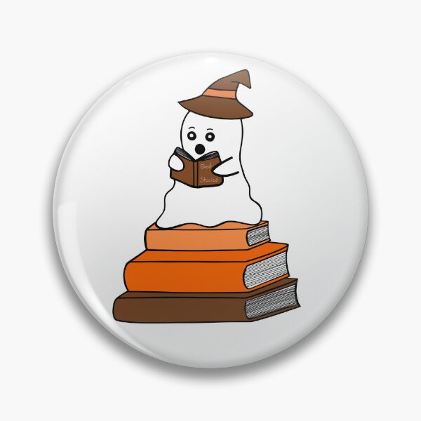 Item preview, Cute Halloween Ghost Reading designed and sold by Sartoris Art.