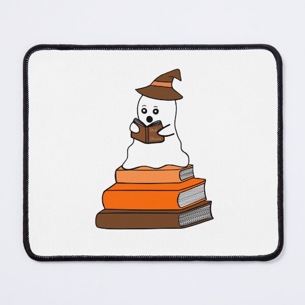Item preview, Cute Halloween Ghost Reading designed and sold by Sartoris Art.